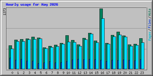 Hourly usage for May 2026